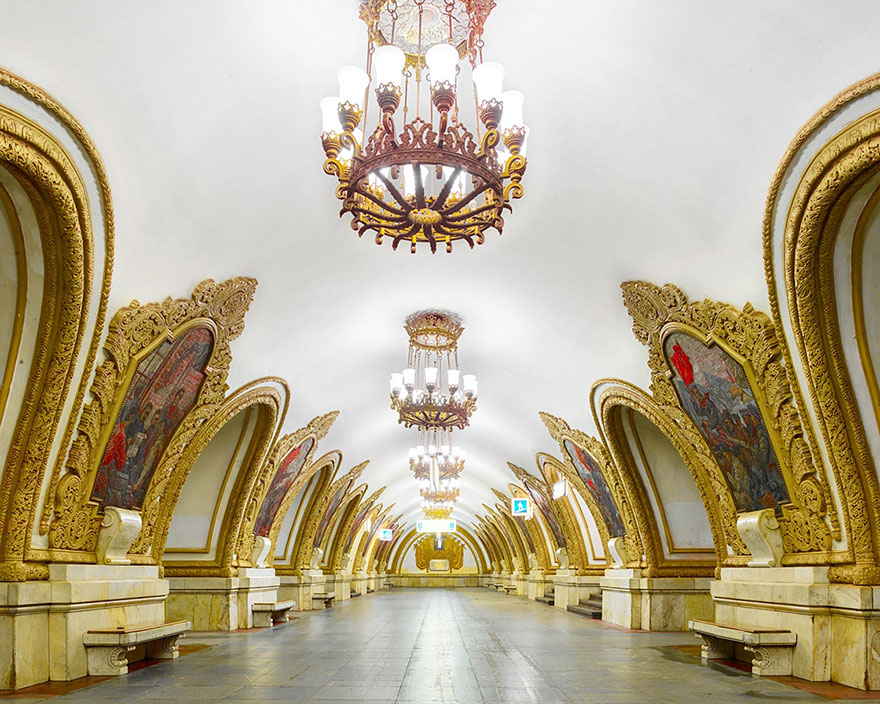 أجمل صور محطة مترو موسكو