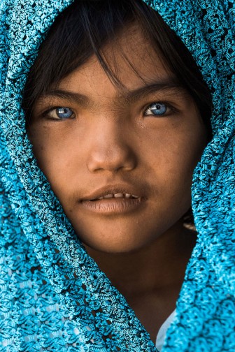 Images of the eyes of people around the world.