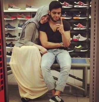 صور زوجات محجبات جميلات