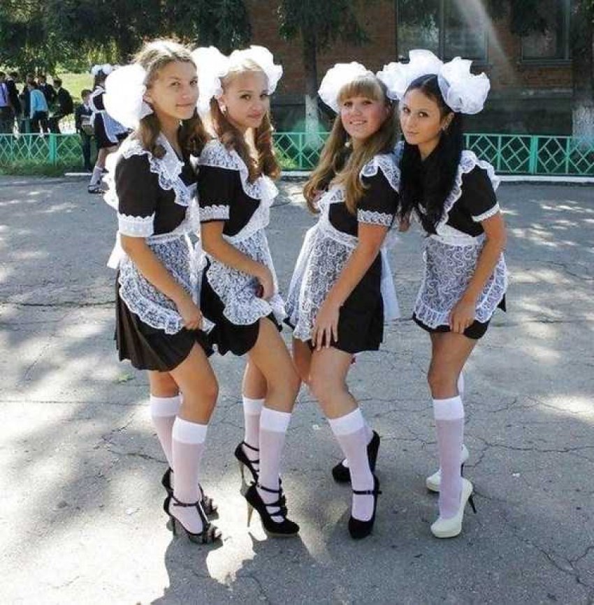 Russian Girls In School Uniforms Girls Pictures
