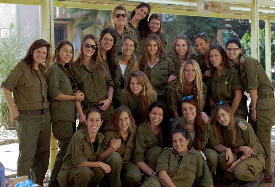 Girls israeli Jordan River: