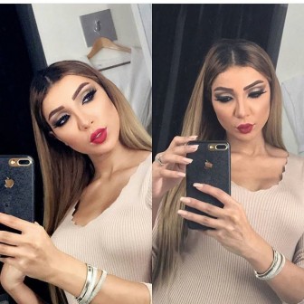 صور النجمة دنيا بطمة وهي حامل
