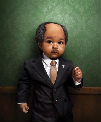Great pictures of small children. They look like old elders.